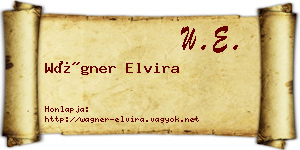 Wágner Elvira névjegykártya